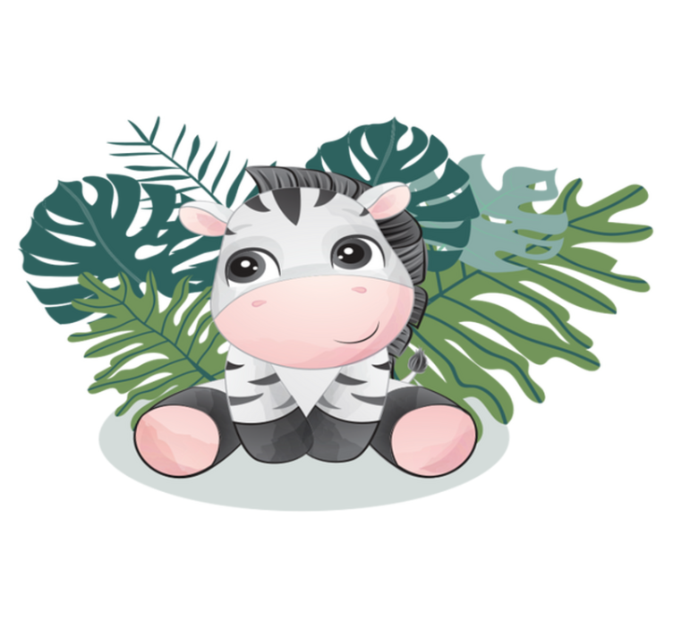 Gyvūnų vinilo kilimėlis afrikos zebra - „Tenstickers“