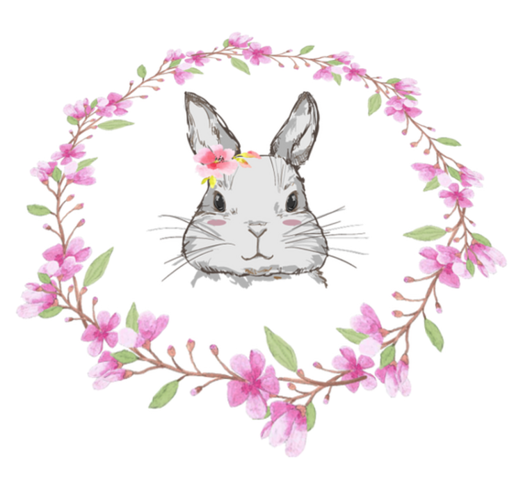 Gyvūnų vinilo kilimėlis laukinė afrika mergaitėms. - „Tenstickers“