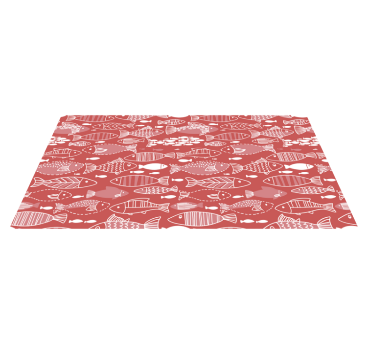 Gyvūnų vinilo kilimėlis po vandeniu daug žuvų - „Tenstickers“