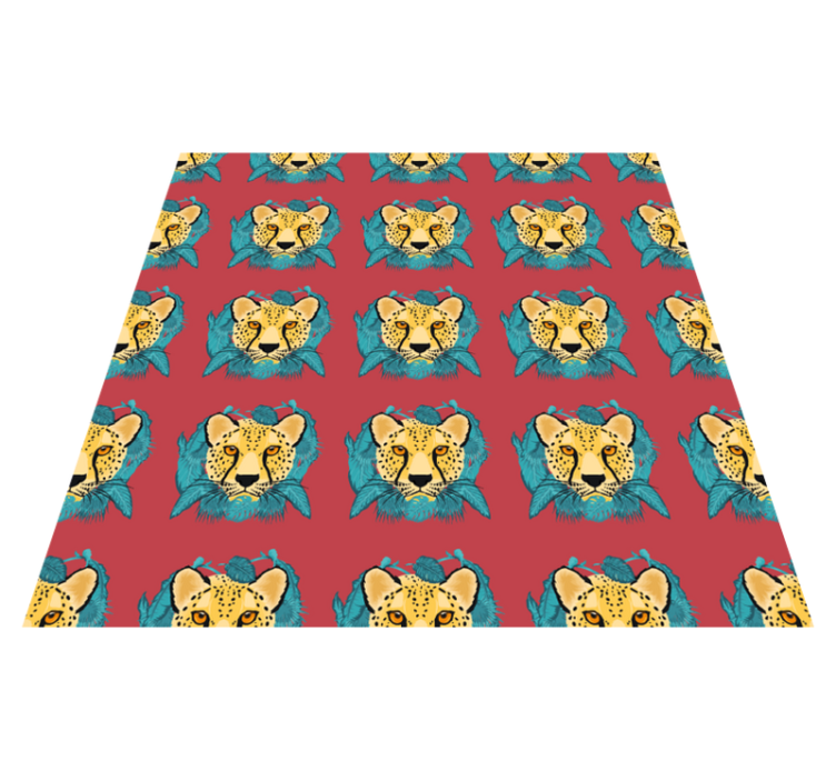 Gyvūnų vinilo kilimėlis su rytietišku leopardu - „Tenstickers“