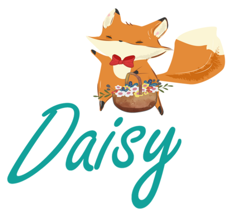 Gyvūnų vinilo kilimėlis žaismingas lapinas - „Tenstickers“