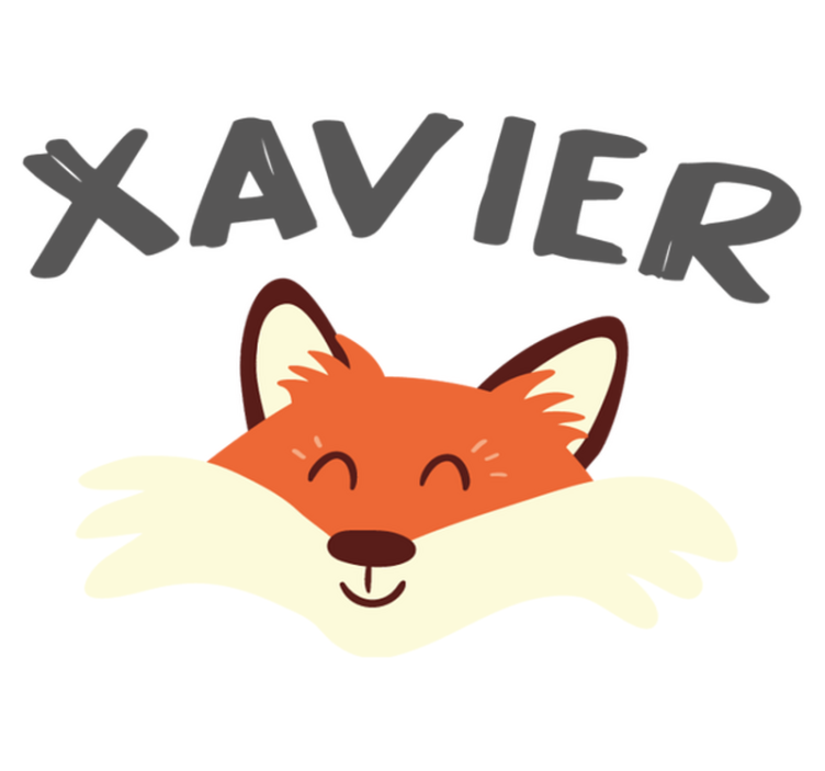 Gyvūnų vinilo kilimėlis Žaismingo lapės veido - „Tenstickers“