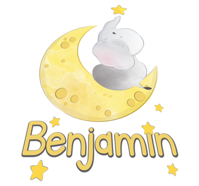 Gyvūnų vinilo kilimėlis su mėnuliu ir žvaigždėmis - „Tenstickers“