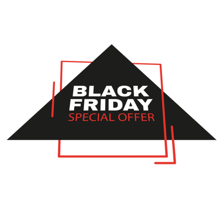 Black friday vinilo kilimėlis su ženklu - „Tenstickers“