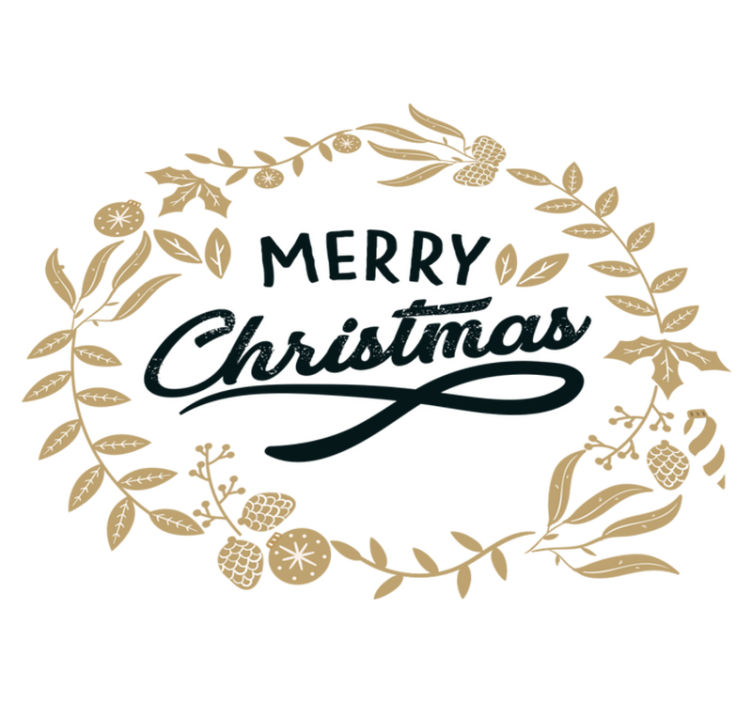 Kalėdinis kilimėlis su gėlių siuvinėjimu - „Tenstickers“