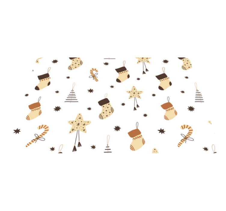 Kalėdinis kilimėlis su blizgučių raštu - „Tenstickers“