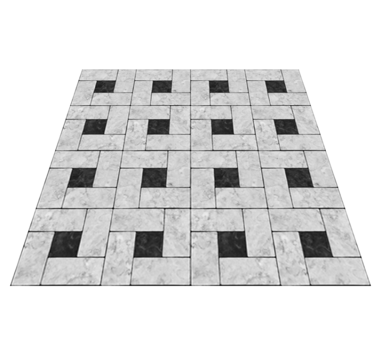 Valgomosios kambario kilimas pilkų akmens plytelių - „Tenstickers“