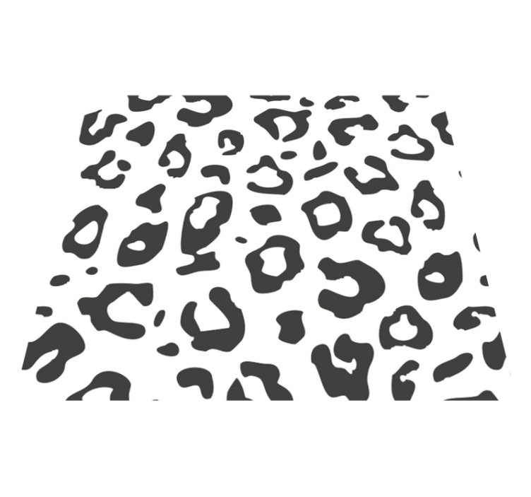 Gyvūnų spaudos vinilo kilimėlis juodasis leopardas - „Tenstickers“