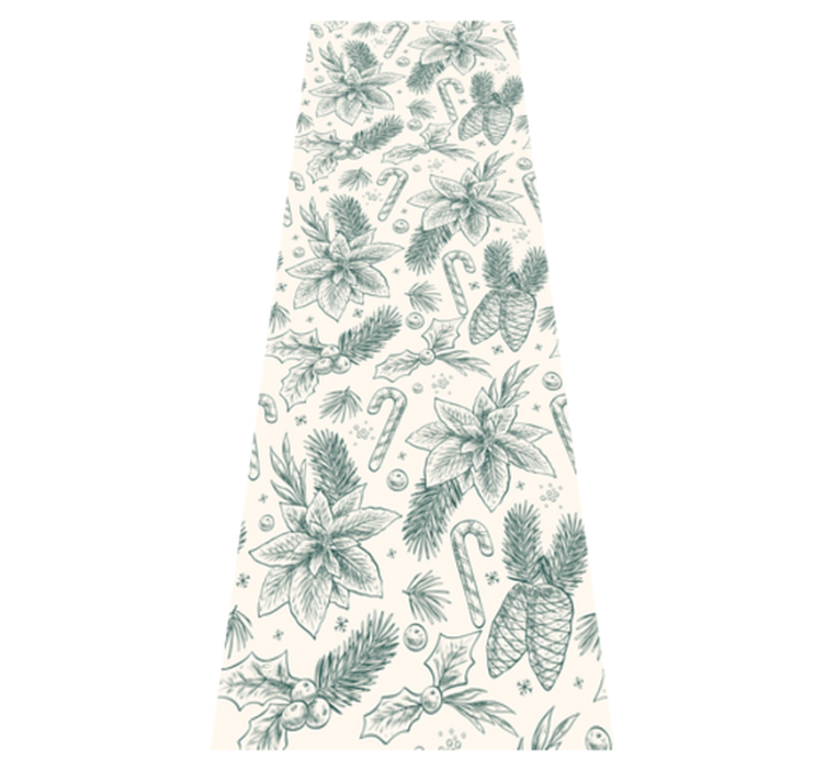 Kalėdinis kilimėlis su pieštų dovanų raštu - „Tenstickers“