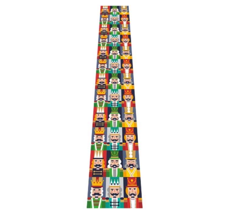 Kalėdinis kilimėlis su riešutų laužiklio rėmeliais - „Tenstickers“