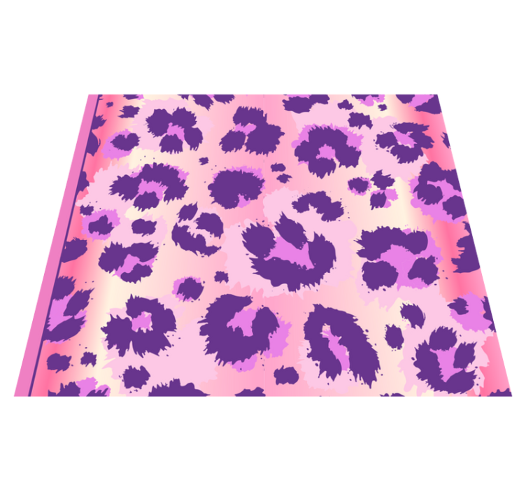 Vinilo kilimėlis miegamajam rožinis leopardas - „Tenstickers“