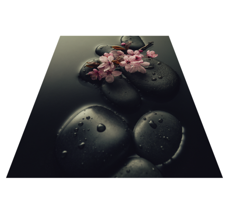 Gamtos vinilinis kilimas zen atmosfera su akmeniu tualetui - „Tenstickers“