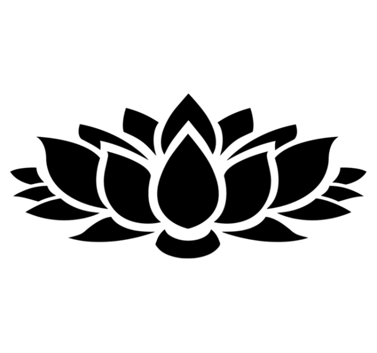 Vinilo kilimėlis miegamajam lotus paprastas - „Tenstickers“