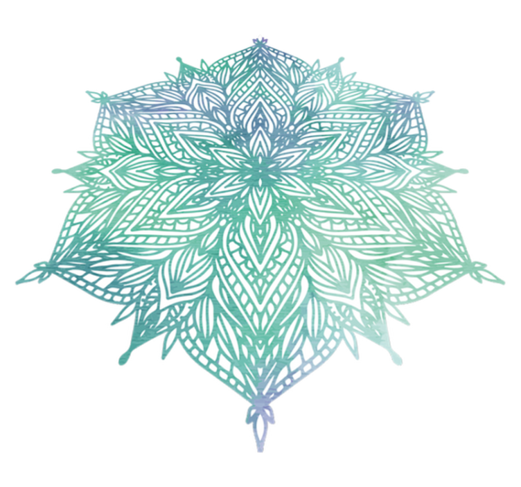 Vinilo kilimėlis miegamajam turkio mandala - „Tenstickers“
