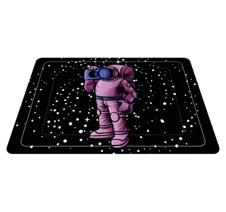 Vaikų vinilinė kilimėlė astronautas su radijo juosta - „Tenstickers“