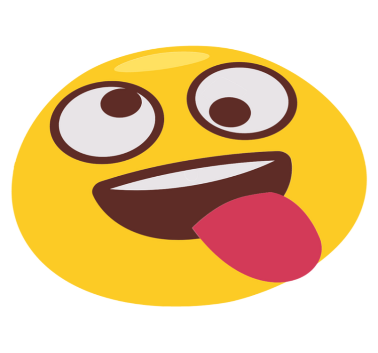 Vaikų vinilinė kilimėlė Žaismingas emocijų veidas - „Tenstickers“