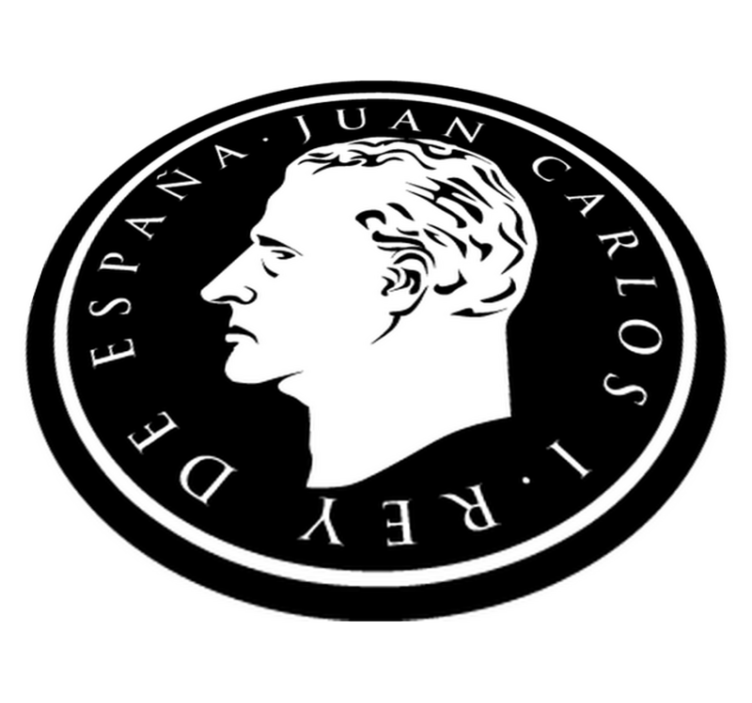 Vinilo kilimėlis miegamajam ispanijos karaliaus atvaizdas - „Tenstickers“