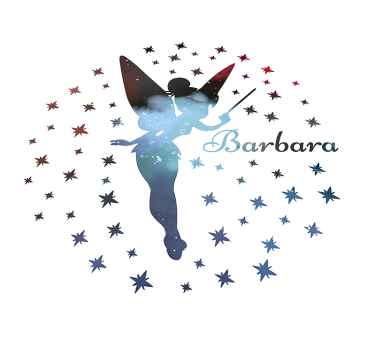 Vinilo kilimėlių fėja su vardu - „Tenstickers“