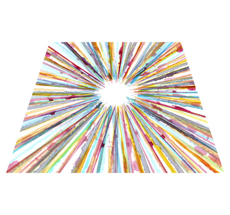 Akvarelės dryžuotas vinilo kilimas - „Tenstickers“