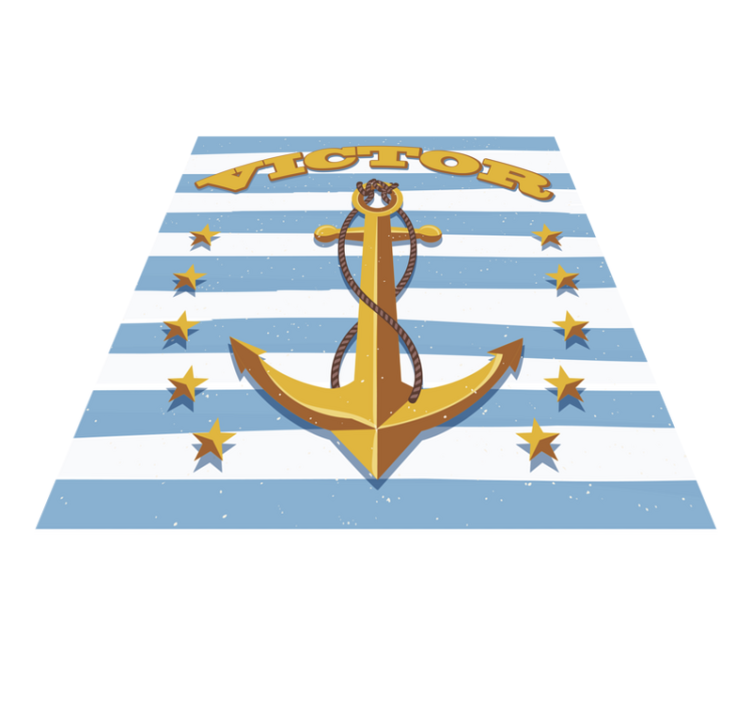 Individualizuotas inkarinis vaikų vinilo kilimėlis su pavadinimu - „Tenstickers“