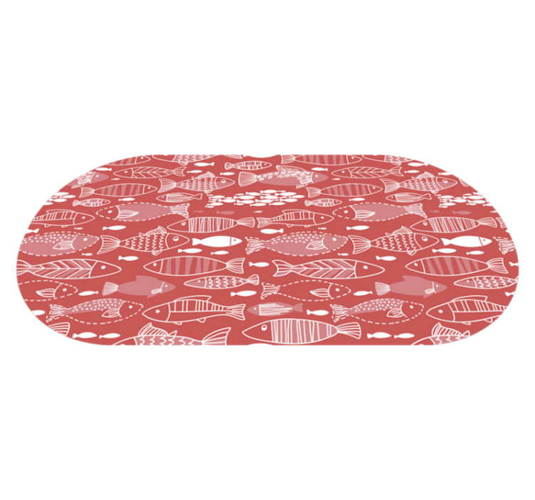 žuvies rašto dekoras gyvūnų vinilo kilimėlis - „Tenstickers“