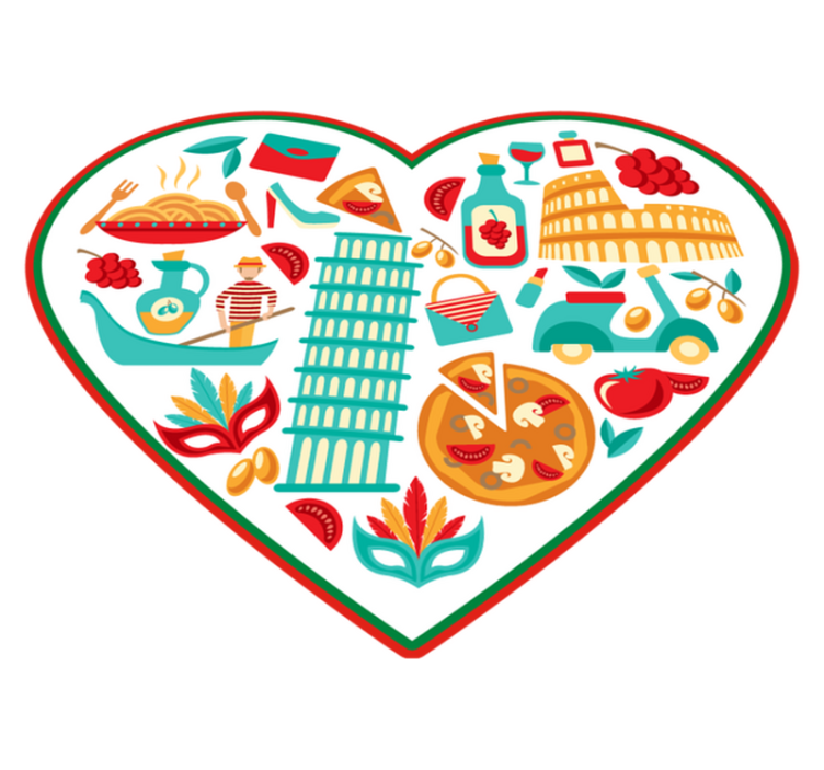 Italijos garsiausių ikonų modernus kilimas - „Tenstickers“