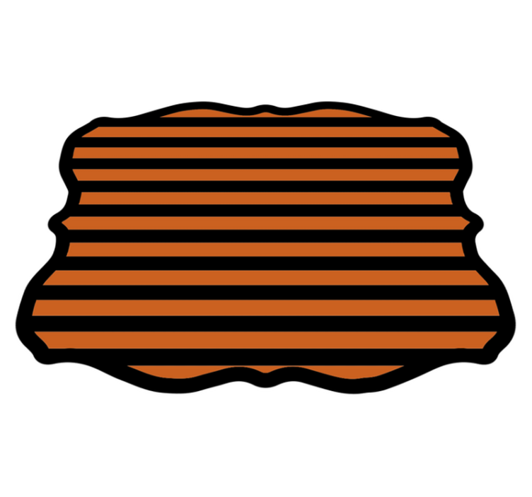 Helovino juostelės halloween kilimėlis - „Tenstickers“