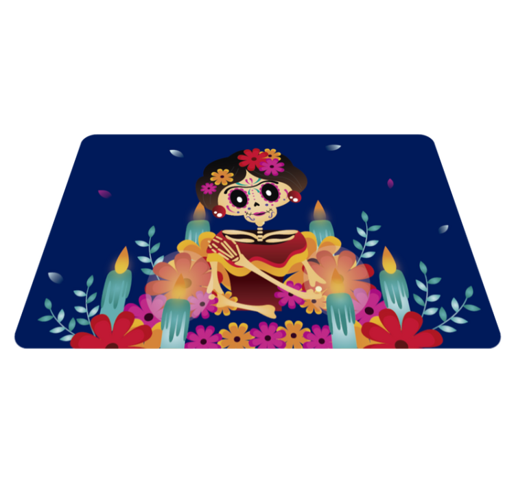 Meksikietiško stiliaus moteriški halloween kilimėliai - „Tenstickers“