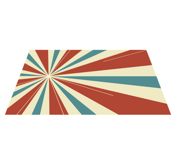 Retro linijos sprogus senovinis kilimas - „Tenstickers“