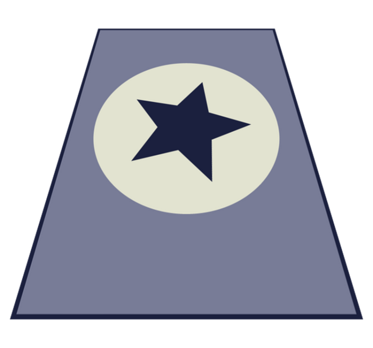 žvaigždės centras žvaigždžių vinilinis kilimėlis - „Tenstickers“