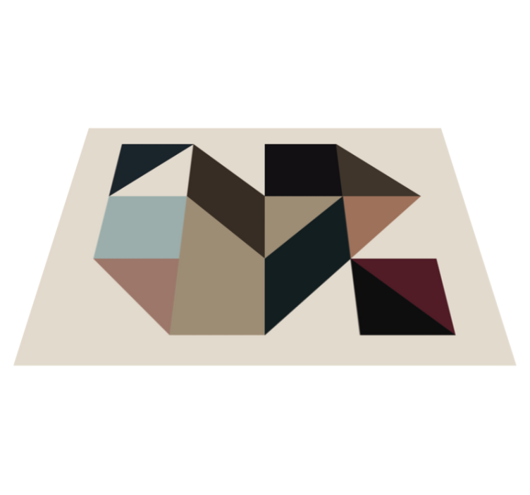 Vinilo kilimėlio geometrinės formos geometriniai kilimai - „Tenstickers“