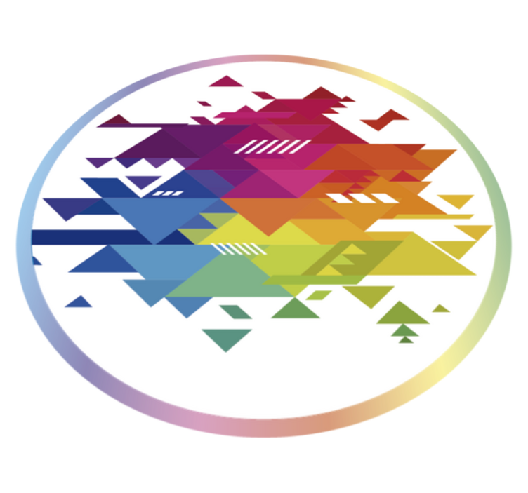 Spalvotas vaikų vinilinis kilimas - „Tenstickers“