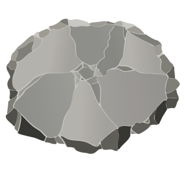 Vinilo kilimo tekstūra skirtingi akmenys akmuo - „Tenstickers“