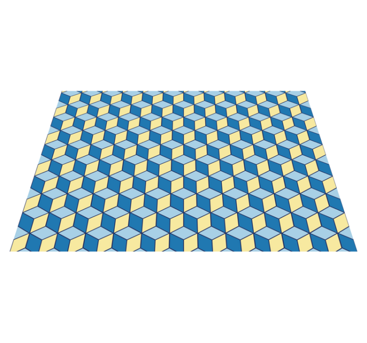 Vinilinių kilimų virtuvės 3d efekto geometriniai kilimai - „Tenstickers“