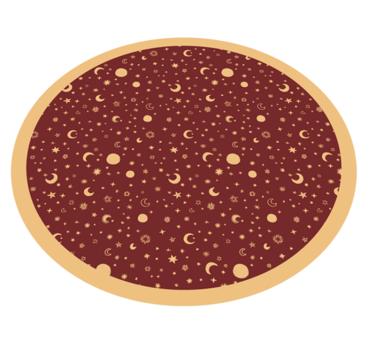 Išplautas raudonas vaikų žvaigždžių kilimas - „Tenstickers“