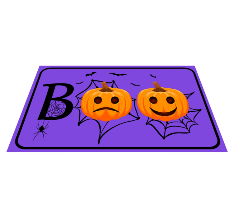 Moliūgo voratinklio bukas halloween kilimėlis - „Tenstickers“