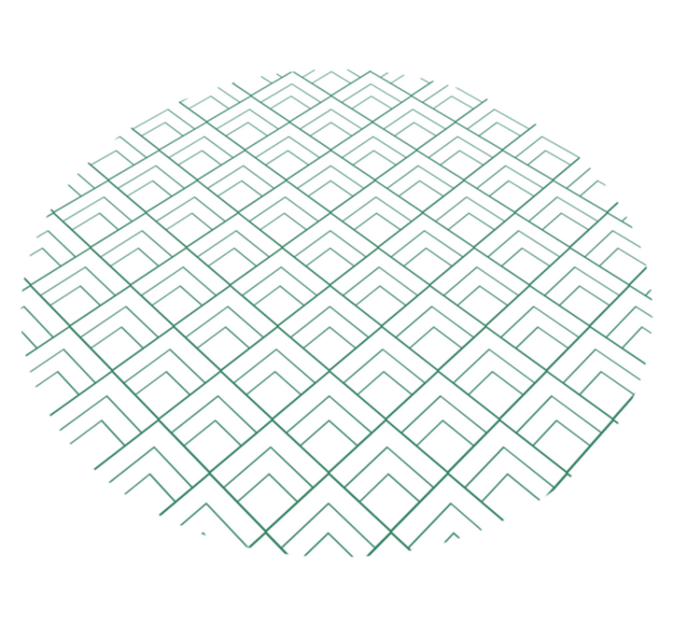 Dizaino kvadrato motyvas modernus kilimas - „Tenstickers“