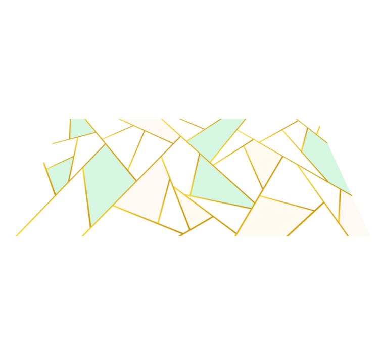 Kampinė pastelinė mozaika geometriniai kilimas - „Tenstickers“