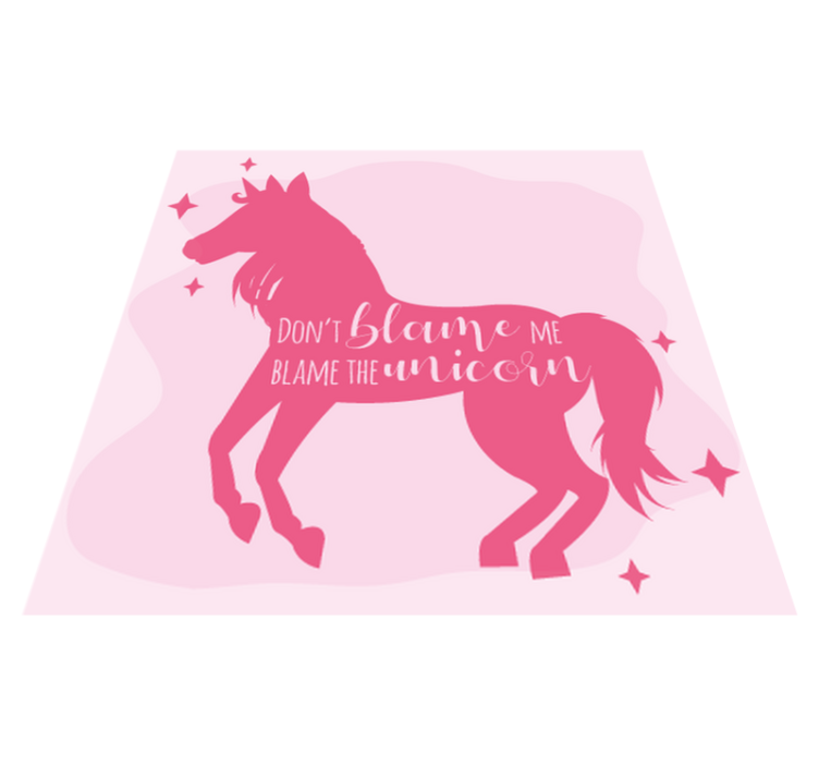 Kaltinti vienaragį vaikų vinilinė kilimėlė - „Tenstickers“