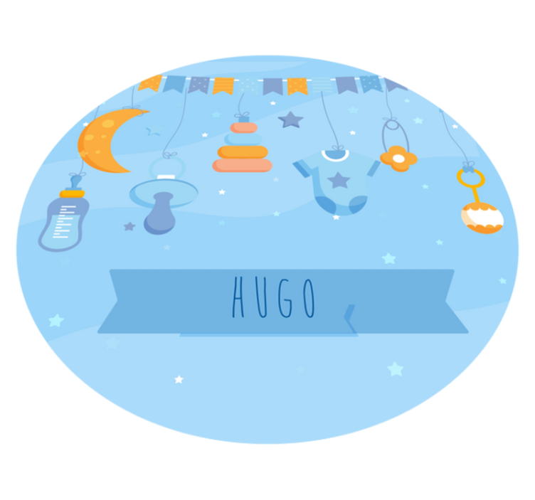 Pritaikytas darželio dekoras kilimas vaiko kambariui - „Tenstickers“