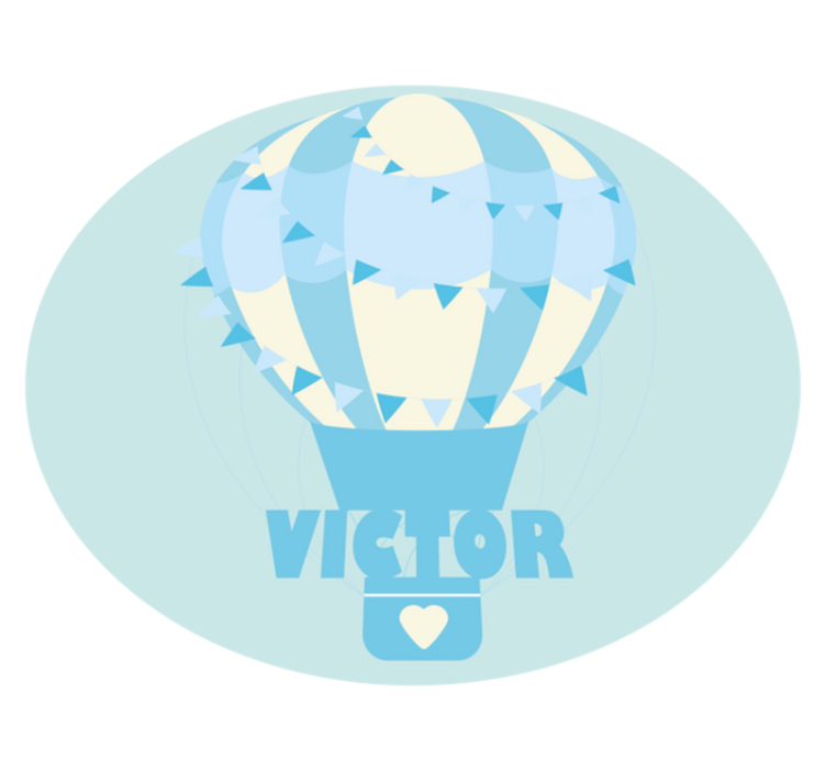 Pritaikomas balionas vinyl kilimėlis su vardu - „Tenstickers“