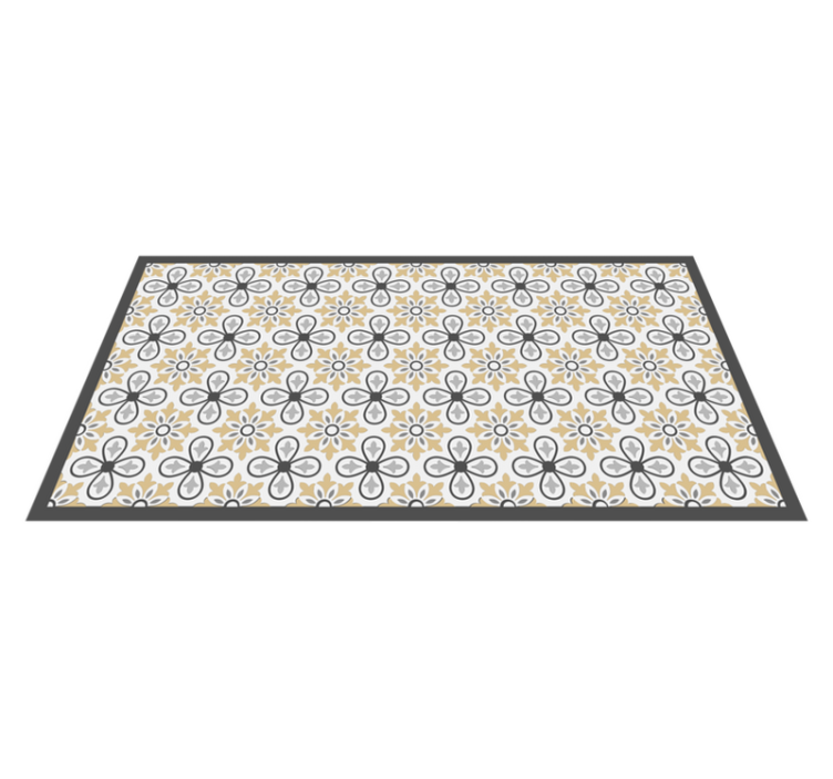 Gėlių geometrinė harmonija geometriniai kilimas - „Tenstickers“