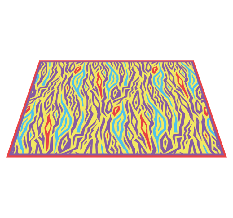 Abstrakčios zebro juostelės geometriniai kilimas - „Tenstickers“