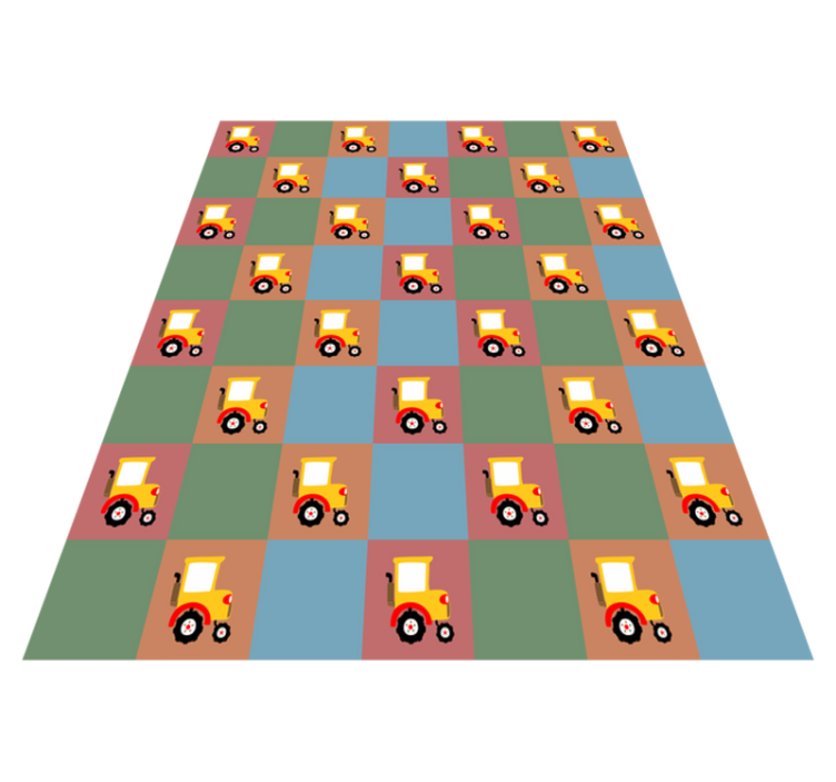 Traktoriaus modelis vinilinis kilimėlis - „Tenstickers“