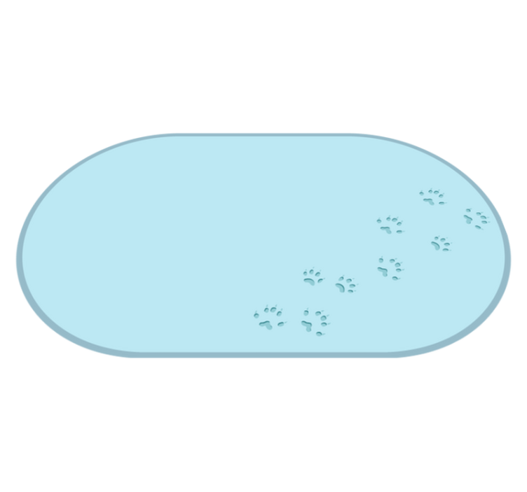 Užšaldytas letenos vinilo kilimas - „Tenstickers“