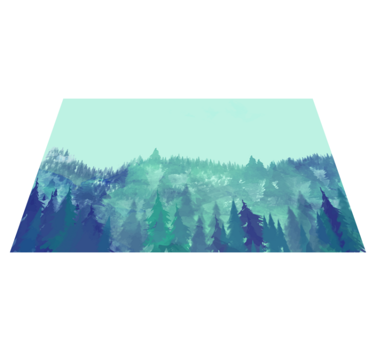 Vešlus žalias miškas gamtos vinilinis kilimas - „Tenstickers“