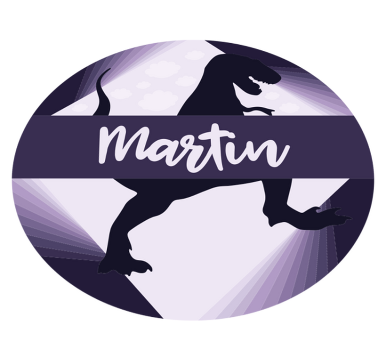 Velociraptorius su vardu vinilinis kilimėlis - „Tenstickers“