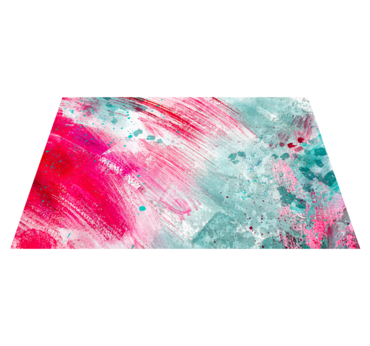 Spalvų purslas modernus vinilinis kilimas - „Tenstickers“