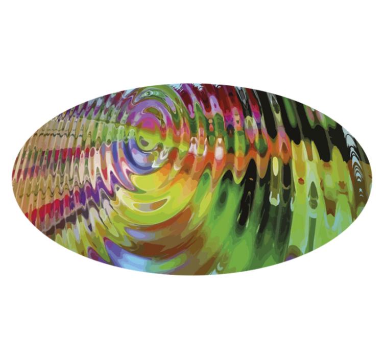 Spalvingas raibuliavimo raštas vinilo kilimas - „Tenstickers“