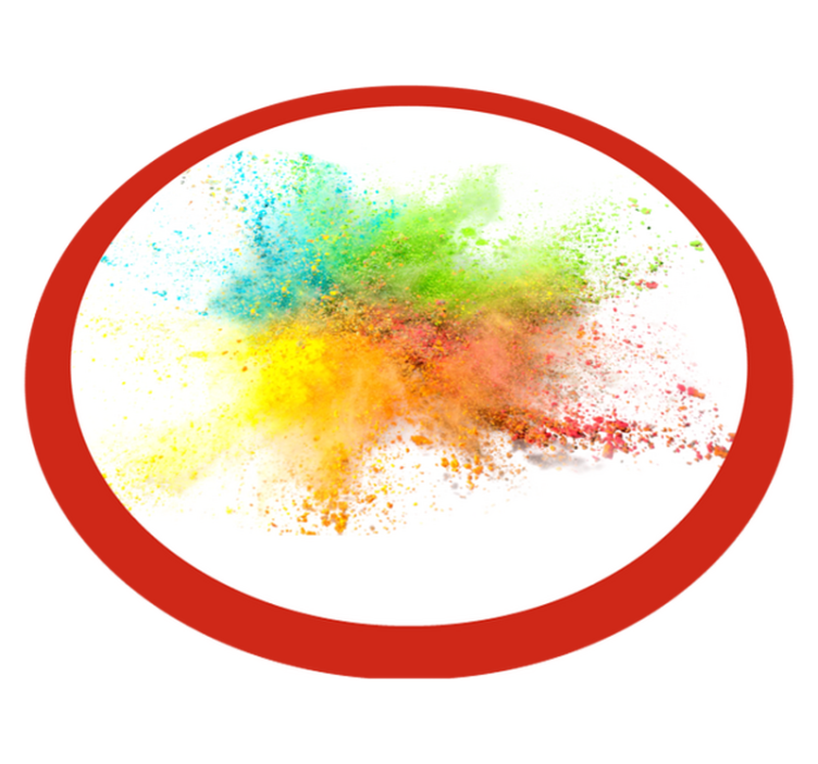 Milteliniai dažai spalvingas miegamojo kilimas - „Tenstickers“